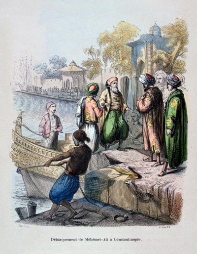 Mahomet Ali arrivant à Constantinople, vers 1847 - Jean Adolphe Beauce