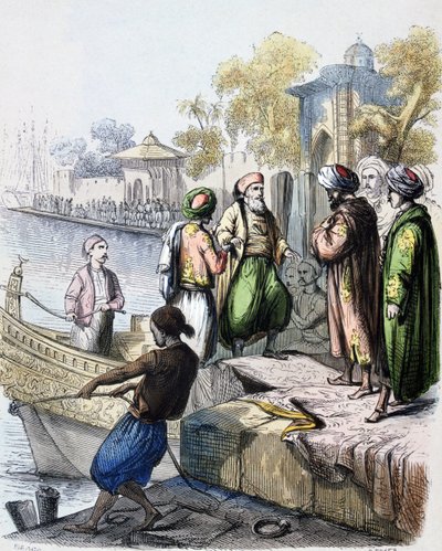 Mehemet Ali (1769-1849) arrive à Constantinople - 1828 - Jean Adolphe Beauce