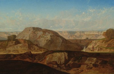 Raphaël et Tobie en route pour Rhages en Médie - Jean Adrien Guignet