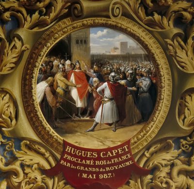 Hugues Capet proclamé roi par les nobles en mai 987 - Jean Alaux