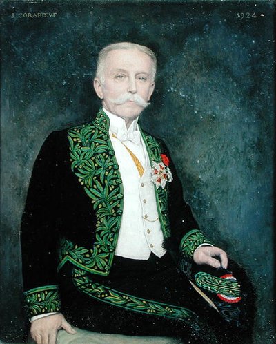 Portrait de René Bazin (1853-1932) 1924 - Jean Alexandre Coraboeuf