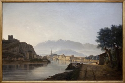 Vue de Grenoble prise du Quai de la Graille - Jean Alexis Achard