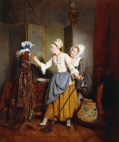 La toilette de mannequin, 1835 - Jean Alphonse Roehn