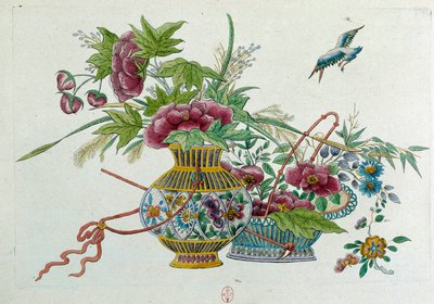 Fleurs dans un vase - Jean Antoine Fraisse