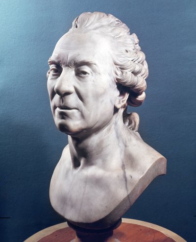 Buste de Georges Louis Leclerc (1707-88) Comte de Buffon, vers 1783 - Jean Antoine Houdon