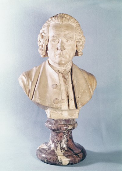 Buste de Jean-Jacques Rousseau (1712-78) - Jean Antoine Houdon