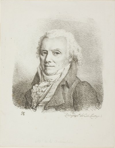 Autoportrait en manteau de tissu sombre - Jean Antoine Laurent