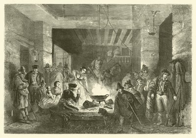 Posada, une auberge dans la Sierra Nevada, Espagne - Jean Antoine Valentin Foulquier