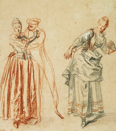 Une scène de la commedia dell