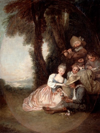 Concert champêtre, 1715 - Jean Antoine Watteau
