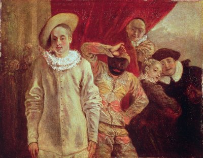 Arlequin, Pierrot et Scapin, Acteurs de la Commedia dell