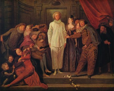 Comédiens italiens, vers 1720 - Jean Antoine Watteau