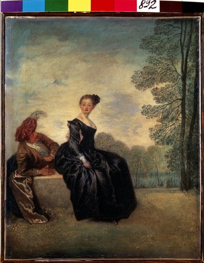 La boudeuse - Jean Antoine Watteau