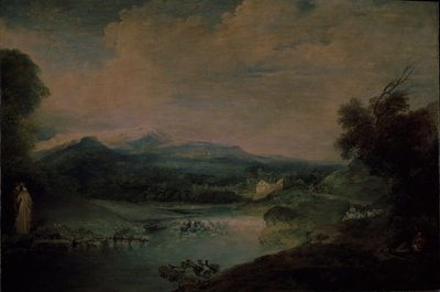 Paysage avec une cascade, vers 1714 - Jean Antoine Watteau