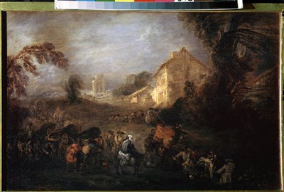 Le fardeau de la guerre - Jean Antoine Watteau