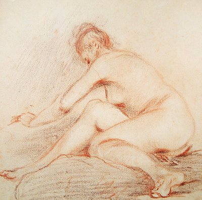 Femme nue - Jean Antoine Watteau