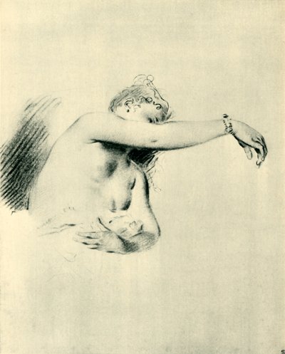 Nu avec le bras droit levé, 1717-1718, 1943 - Jean Antoine Watteau