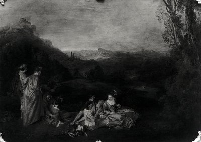 Amour paisible, vers 1718-19 - Jean Antoine Watteau