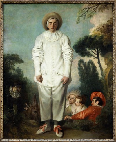 Pierrot, anciennement connu sous le nom de Gilles - Jean Antoine Watteau