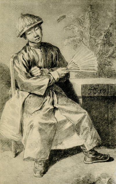 Portrait de TSao chinois - Jean Antoine Watteau