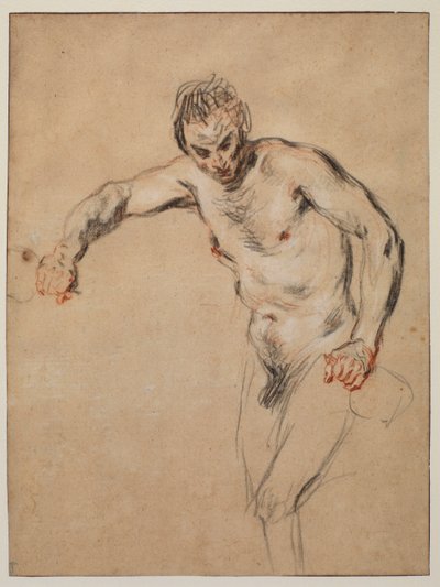 Satyre versant du vin, 1717 - Jean Antoine Watteau