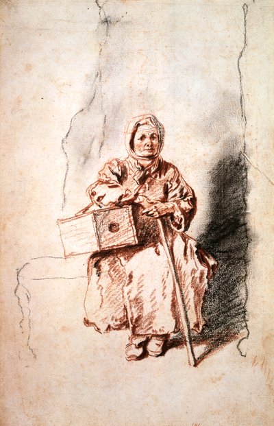 Savoyarde, vers 1715 - Jean Antoine Watteau