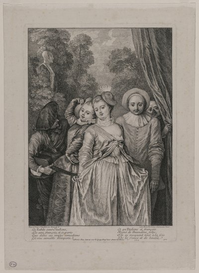 Les vêtements sont italiens - Jean Antoine Watteau
