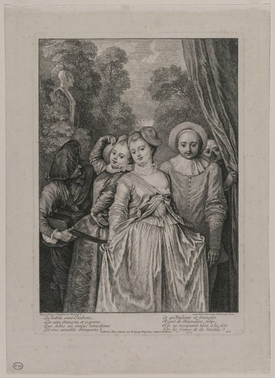 Les vêtements sont italiens - Jean Antoine Watteau