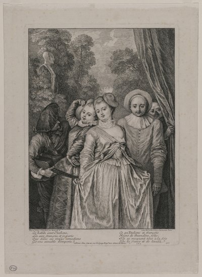 Les vêtements sont italiens, 1715-1716 - Jean Antoine Watteau