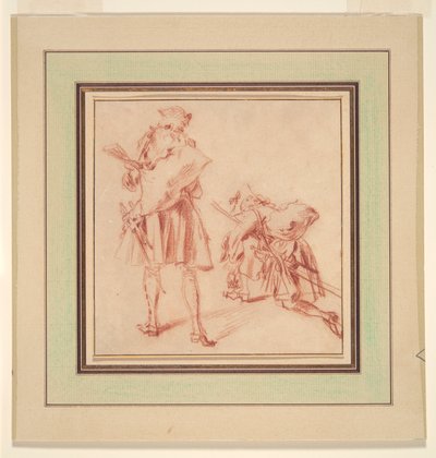 Deux recrues - Jean Antoine Watteau
