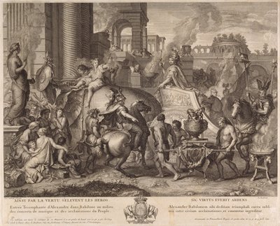 Alexandre entrant à Babylone - Jean Audran