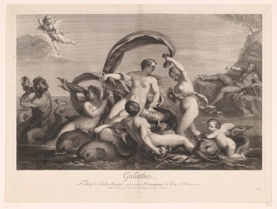 Galatée observée par Polyphème - Jean Audran