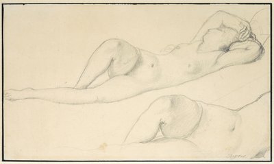 Une femme nue allongée - Jean Auguste Dominique Ingres