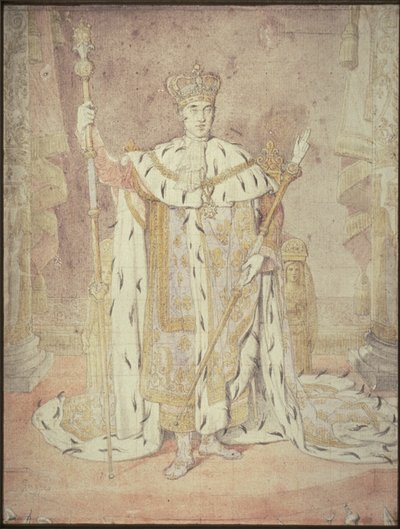 Charles X en habits de couronnement - Jean Auguste Dominique Ingres