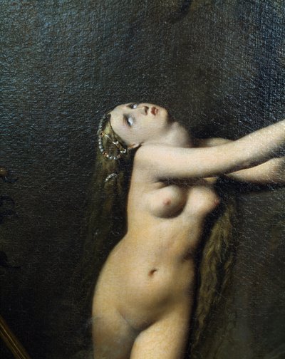 Figure Angélique (détail) par Roger libérant Angélique - Jean Auguste Dominique Ingres
