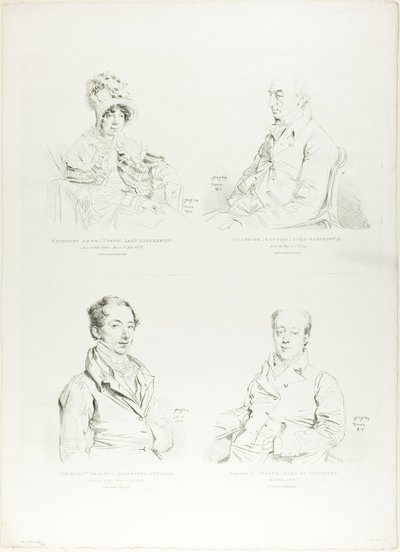 Quatre Portraits de Famille - Jean Auguste Dominique Ingres