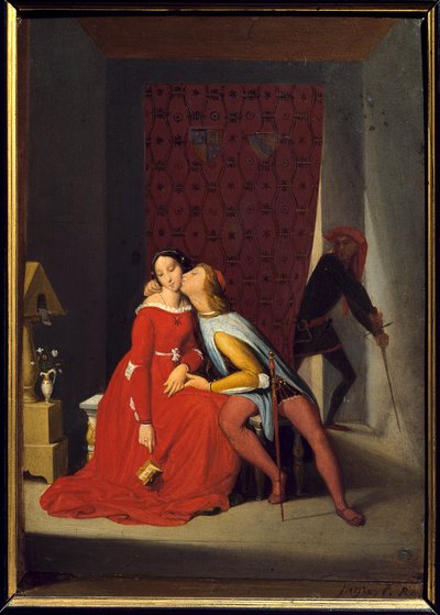 Francesca Da Rimini et Paolo Malatesta - Jean Auguste Dominique Ingres