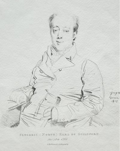 Frédéric 5e comte de Guilford - Jean Auguste Dominique Ingres