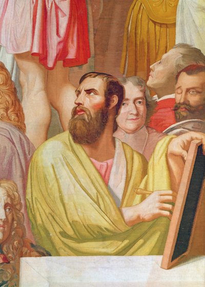Hommage à Homère (détail en bas à droite) (tapisserie) - Jean Auguste Dominique Ingres