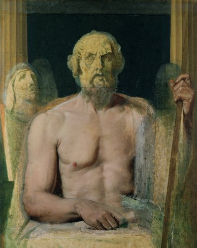 Homère, étude pour L