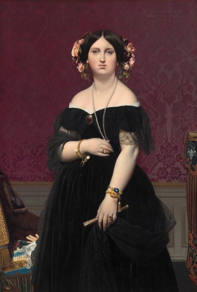 Madame Moitessier - Jean Auguste Dominique Ingres