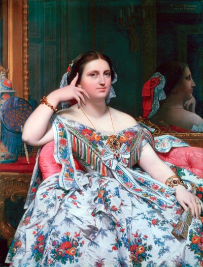 Madame Moitessier, 1856 - Jean Auguste Dominique Ingres