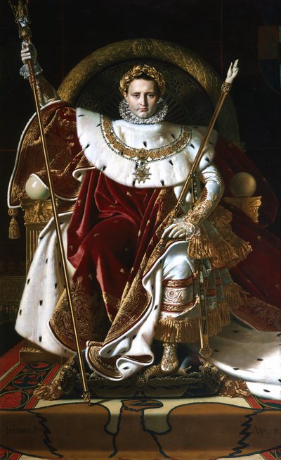Napoléon Ier sur le trône impérial, 1806 - Jean Auguste Dominique Ingres