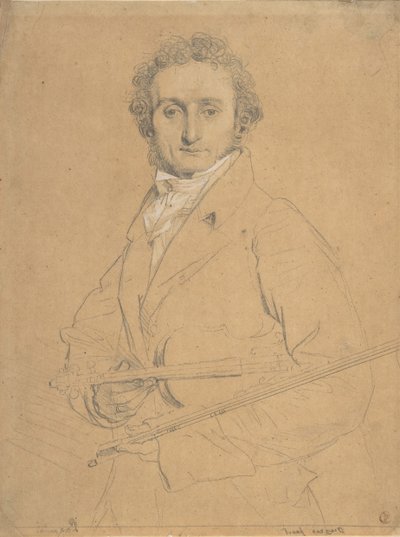 Niccolò Paganini - Jean Auguste Dominique Ingres