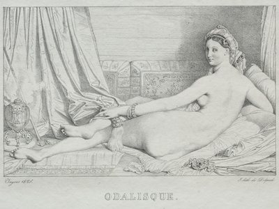Odalisque - Jean Auguste Dominique Ingres