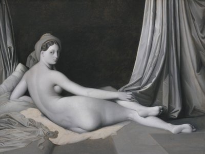 Odalisque en grisaille, vers 1824-1834 - Jean Auguste Dominique Ingres
