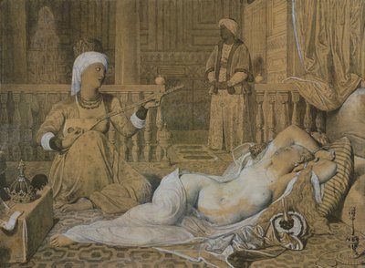 Odalisque avec un esclave, 1858 - Jean Auguste Dominique Ingres