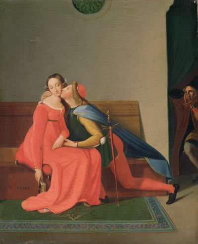 Paolo et Francesca - Jean Auguste Dominique Ingres