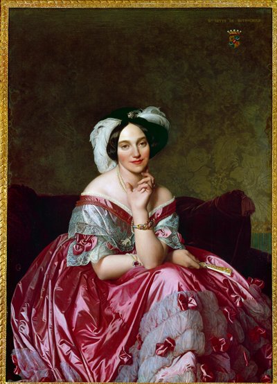 Portrait de la baronne Betty de Rothschild - Jean Auguste Dominique Ingres
