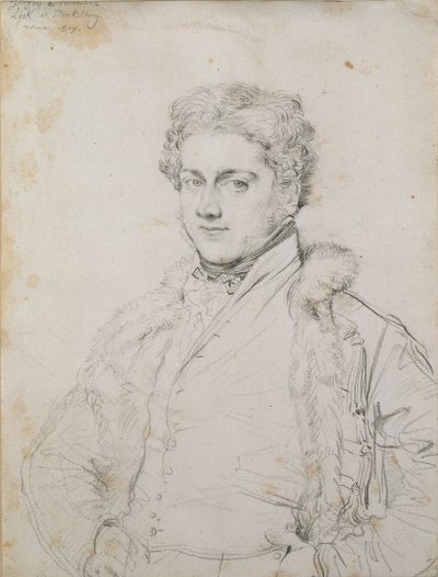 Portrait de Charles Robert Cockerell - Jean Auguste Dominique Ingres